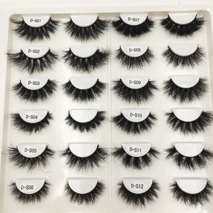 RED SIREN Mink Lashes Wholesale 5/10/50 Pairs Fluffy Real Mink Hair Natural Eyelashes Wholesale Short Wispy Mink Eyelashes Bulk - Image 4