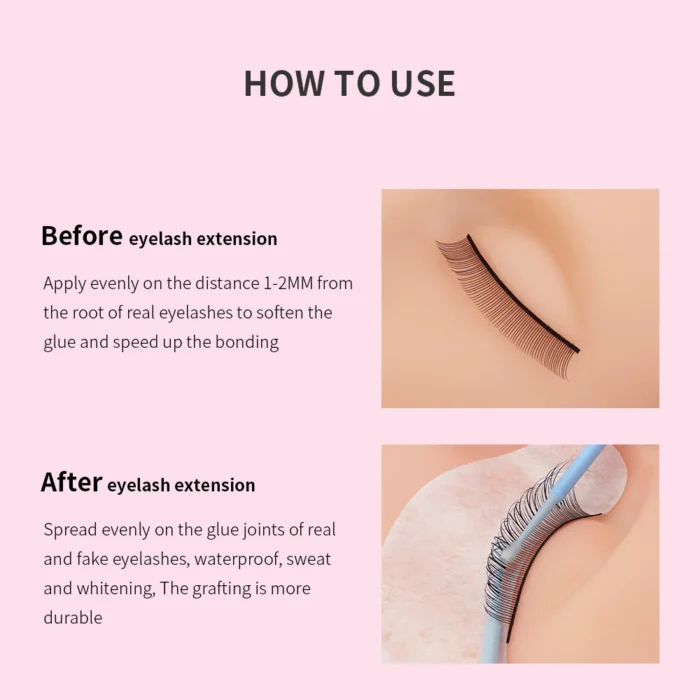 GLAMLASH 10ml/15ml Super Bonder fixing agent for Eyelash Extensions Primer for Lashes Glue Help adhesive for Eyelash - Image 5