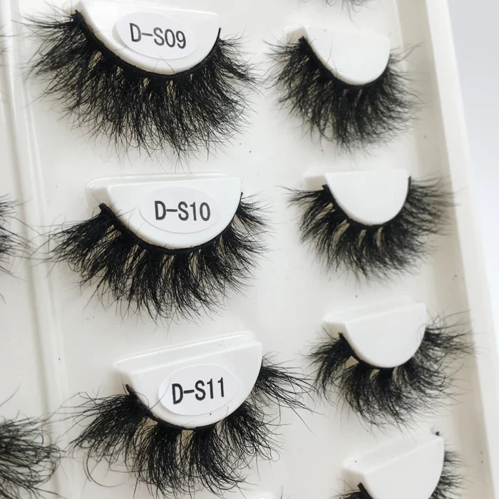RED SIREN Mink Lashes Wholesale 5/10/50 Pairs Fluffy Real Mink Hair Natural Eyelashes Wholesale Short Wispy Mink Eyelashes Bulk - Image 6