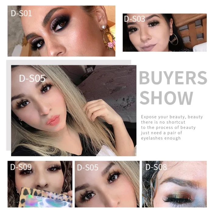 RED SIREN Mink Lashes Wholesale 5/10/50 Pairs Fluffy Real Mink Hair Natural Eyelashes Wholesale Short Wispy Mink Eyelashes Bulk - Image 2