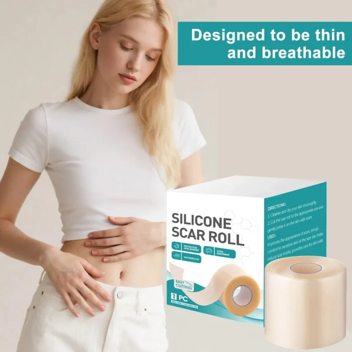 Reusable Invisible Silicone Scar Sheets Fast Healing Repair Strips Self-Adhesive Scar Cover Tape Effective Skin Care Strips - Image 1