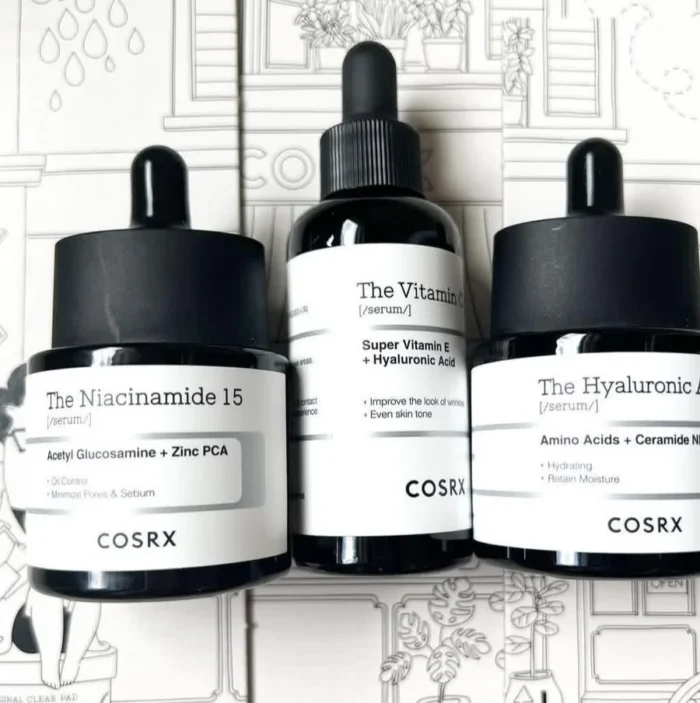 20ml Korea Facial Snail Essence The Niacinamide 15 Minimize Pores Seb Oil Control Serum The Retinol 0.5 Super Vitamin E Skincare - Image 1