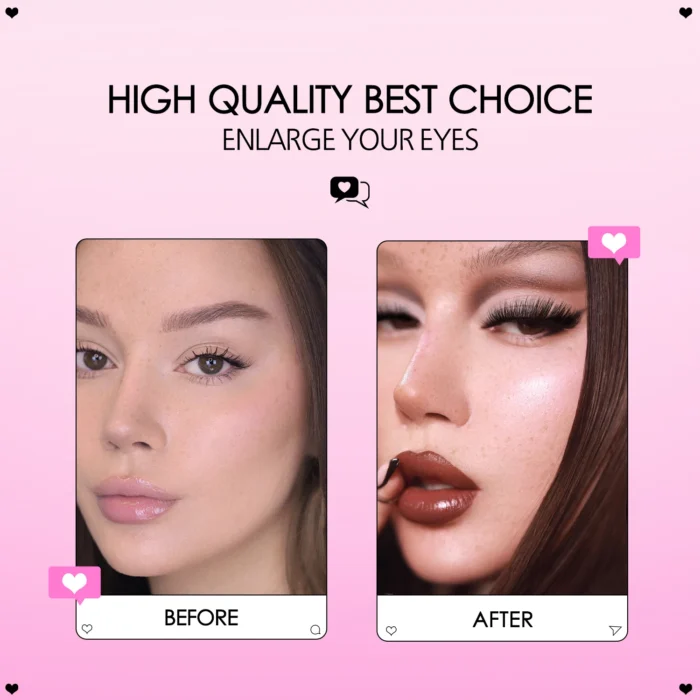 WOSHEER Eyelash Clusters Kit Thick Individual Lashes Lash Bond And Seal And Remover Faux Mink Lashes Eyelash Extension DIY - Image 4