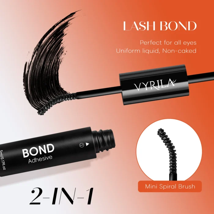 VYRILA Lash Extension Kit Wispy C Curl Lash Clusters Kit Hush 8-16mix Individual Lashes with Lash Bond and Seal Lash Tweezers - Image 6
