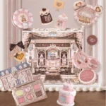 Flower Knows SWEETIE BEAR Makeup Box Gift Set All In One Perfume Shimmer Eye Shadow Palette Blush Lip Jelly Mystery Box 10 PCS