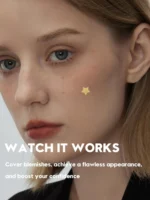 840 Hydrocolloid Star-Shaped Acne Patches/280 Patches | Absorbs pus and oil, cleanses and repairs acne-prone skin | Invisible wa - Image 2