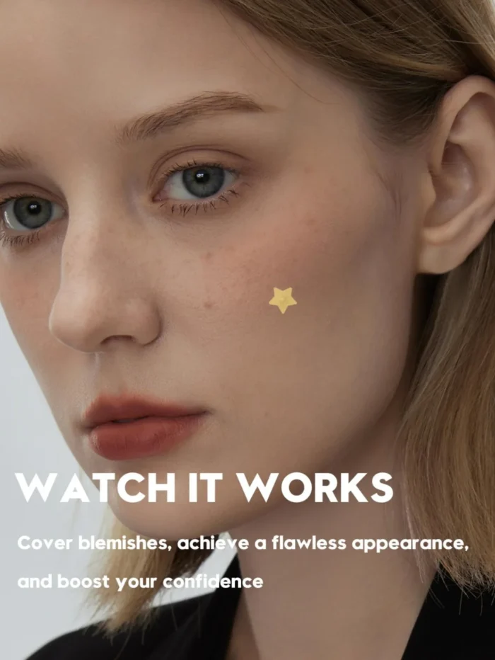 840 Hydrocolloid Star-Shaped Acne Patches/280 Patches | Absorbs pus and oil, cleanses and repairs acne-prone skin | Invisible wa - Image 2