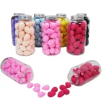 50pcs Mini Beauty Sponge Egg Water Drop Small Makeup Egg powder puff Dry Wet Combined Cosmetic Tools With Storage Box