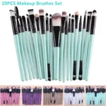 20PCS Makeup Brushes Set Professional Plastic Handle Foundation Eyeshadow Make Up Brushes
