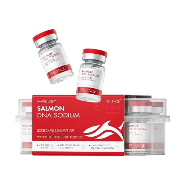 Salmon DNA Ampoule Korea 5ml*10pcs Sodium Skin Booster Serum Kit Hydrokinetic Serum Moisturize Rejuvenation SPA SkinCare - Image 6