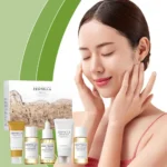 5PCS Centella Asiatica Travel Kit Set For Skincare Toner Essence Cream Soothing Sensitive Skin Facial Care Portable Mini Size