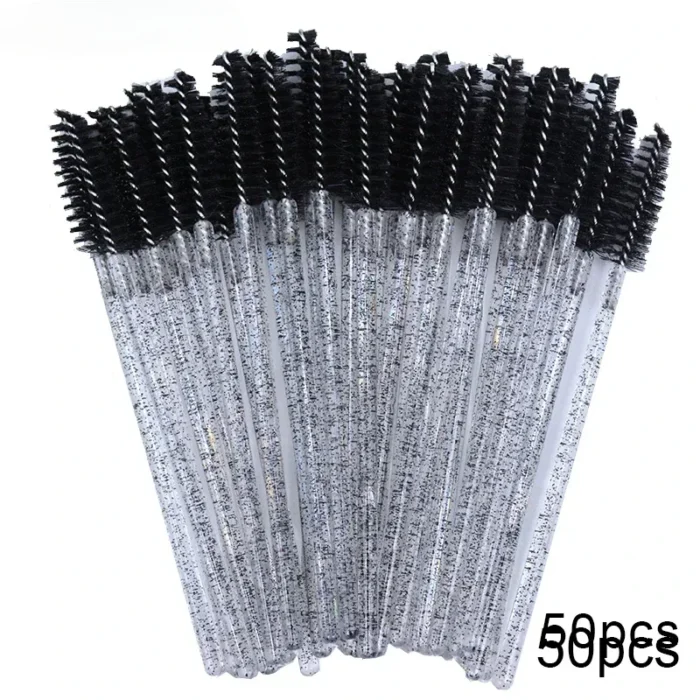 100pcs Disposable Eyelash Brushes Spoolies Micro Lash Mascara Wands Combs Wholesale for Eyelash Extension Makeup Cosmetic Tools - Image 4