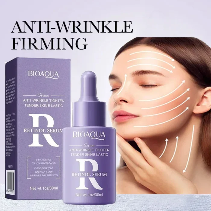 New Retinol Niacinamide Hyaluronic Acid Moisturizing Face Serum Essence Vitamin C Hydrating Shrink Pores Nourishing Skin Care - Image 3