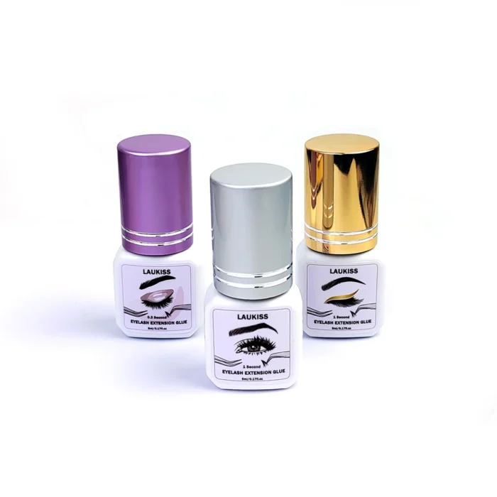 Eyelash Extension Glue Extra Strong Professional Lash Glue 5ml 1 Sec Drying time Retention 8 Weeks Adhesive for Semi-Permanent - Image 1