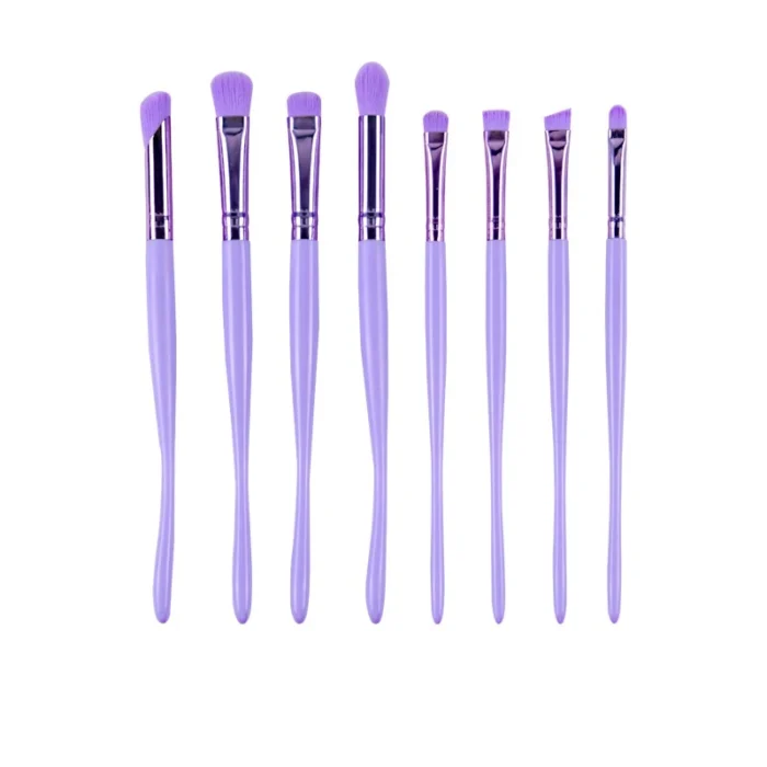 8pcs/sets Eye Makeup Brushes Professiona Soft Hair Cosmetic Concealer Eyeshadow Kabuki Blending Tools Eyebrow Eye Detail Brush - Image 6