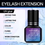 ARISON 5ml UV Eylash Glue 1~2s Quick-Drying Waterproof Professional Lash Glue Long-lasting Eyelashes Extension Adhesive - Image 4