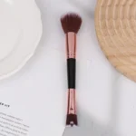 Dual-End U-Shaped Makeup Brush for Nose Contour Foundation Highlighter And Blush - Face Beauty Cosmetics Tool - Image 5
