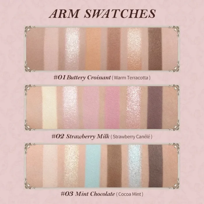 Flower Knows SWEETIE BEAR Highly Pigmented Eye Makeup Palette Eye Shadows Long Lasting Matte Shimmer Finish Cosmetics Gift Kit - Image 3