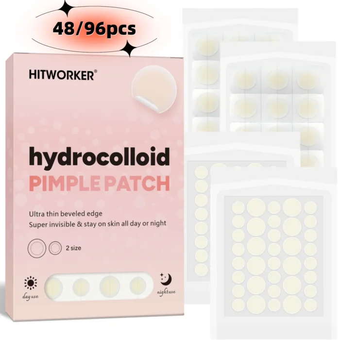 Hydrocolloid Acne Patches: Essential acne patches for every occasion | Invisible, breathable, and traceless, gentle on skin, wat - Image 1