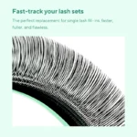 DIYDAY U-shaped 3D 4D 5D Eyelash Extension New Style U Shape W Bloom Lashes Premade Fans Lightweight Fluffy Mink Faux Eyelashes - Image 4