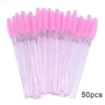 100pcs Disposable Eyelash Brushes Spoolies Micro Lash Mascara Wands Combs Wholesale for Eyelash Extension Makeup Cosmetic Tools - Image 5