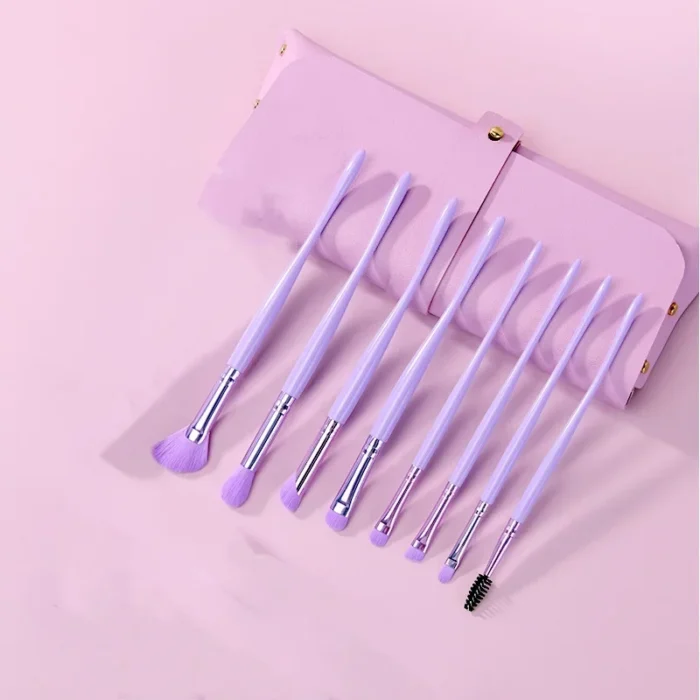 8pcs/sets Eye Makeup Brushes Professiona Soft Hair Cosmetic Concealer Eyeshadow Kabuki Blending Tools Eyebrow Eye Detail Brush - Image 2