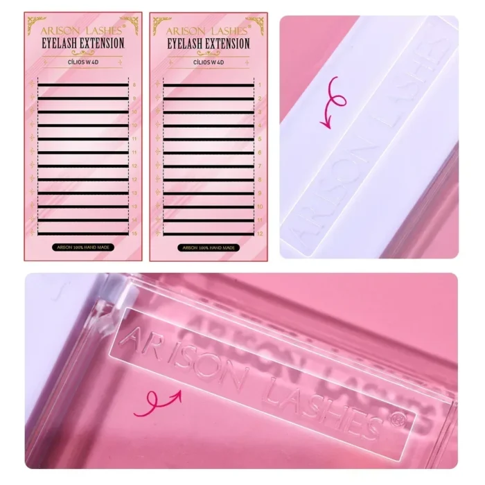 ARISON 3D/4D/5D/6D W-Shape Eyelashes Extension Premade Volume Fans YY-shape Lashes Faux Mink Soft Easy Faning Natural Lash - Image 6