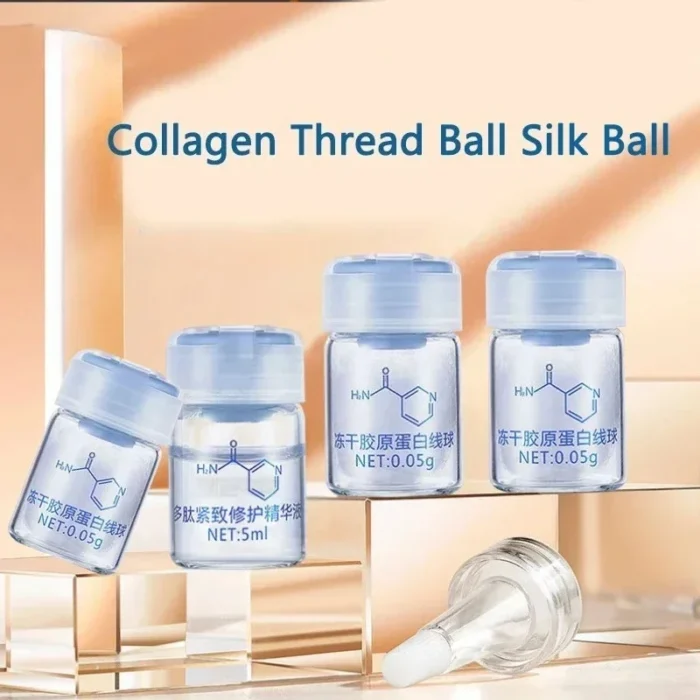 Collagen Firming Serum Anti-Wrinkle Anti-Aging Moisturizing Fade Fine Lines Lifting Brightening Repair Tighten Sagging Whitening - Image 2