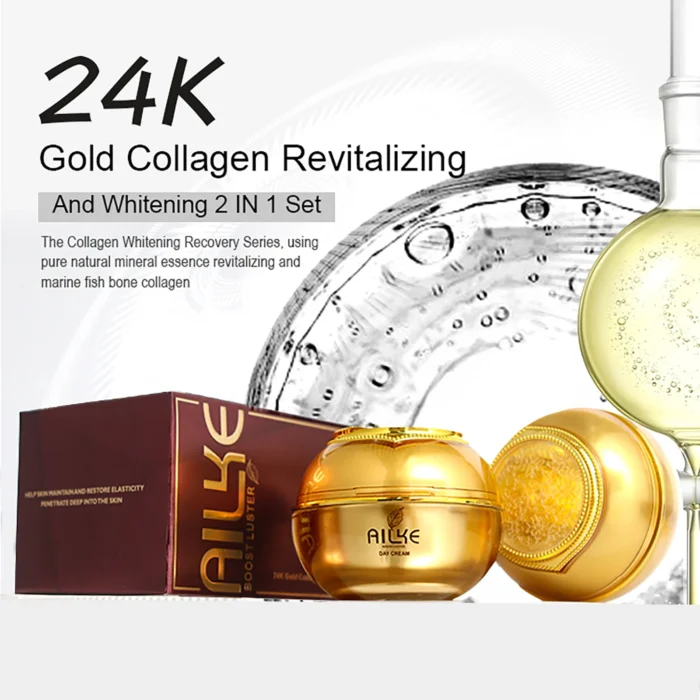 AILKE Whitening Skin Care Set, Reduce Wrinkles, Dark Spots, Anti-Aging, Women Wholesalers Beauty Cosmetics for All Skin Types - Image 3