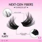 WOSHEER Eyelash Clusters Kit Thick Individual Lashes Lash Bond And Seal And Remover Faux Mink Lashes Eyelash Extension DIY - Image 6