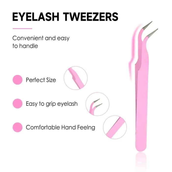 Lash Bond and Seal 10ml Individual Lashes Glue and Seal Super Strong Hold Lash Extension and Lash Glue Remover 5ml Tweezers Kit - Image 4