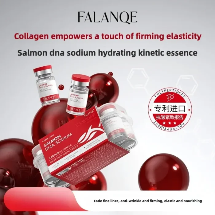 Salmon DNA Ampoule Korea 5ml*10pcs Sodium Skin Booster Serum Kit Hydrokinetic Serum Moisturize Rejuvenation SPA SkinCare - Image 3