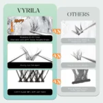 Individual Lashes Cluster C Curl Mix Lash Clusters 3D Wispy DIY Eyelash Extension 0.1mm Super Thin Band Resuable Natural Lashes - Image 3