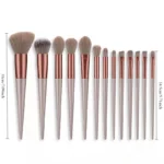 Makeup Brush Set Soft Fluffy Makeup Brushes Set for Cosmetics Foundation Blush Powder Eyeshadow Kabuki Blending Makeup Brush - Image 4