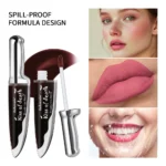 Lip Stain Kiss of Death Bloody Gothic Matte Long Lasting Waterproof Non Stick Color Darkens Over Time Vampire Makeup - Image 2