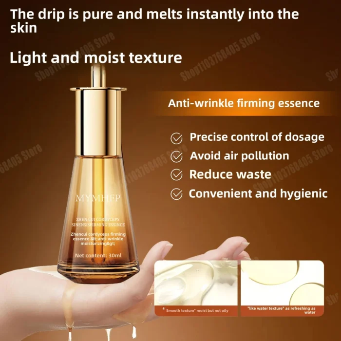Original Anti-aging Serum Anti-wrinkle Whitening brightening Promote collagen Reduce fine line Facial skin care Essence oil - Image 3