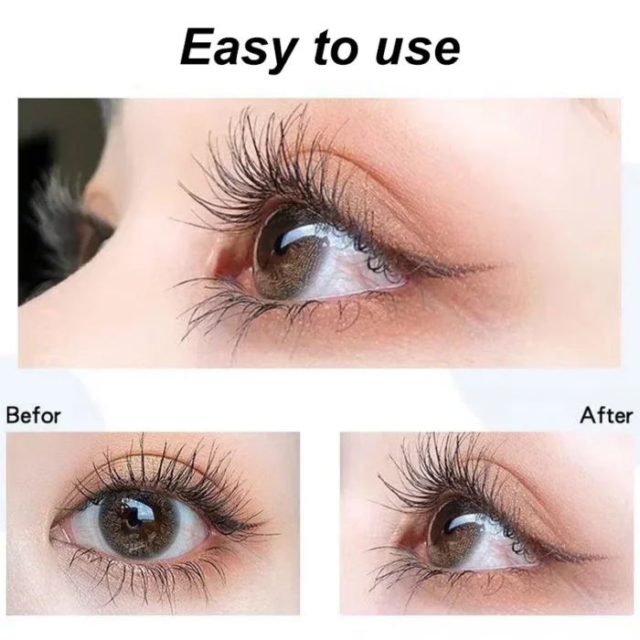 Silk Fiber Matte Mascara Makeup Ultra-Fine Brush Lengthening Eyelashes Extension Fast Dry Brown Black Curling Mascara Comestics - Image 2