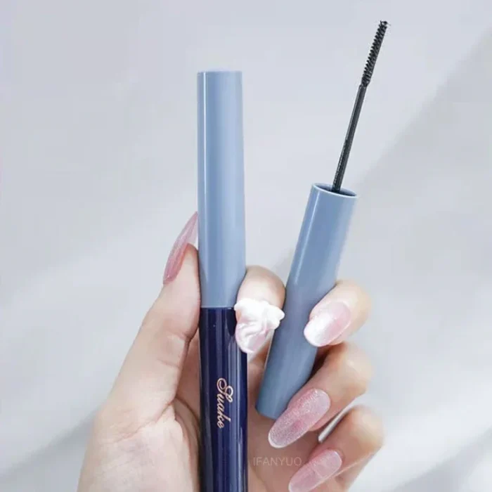 Silk Fiber Matte Mascara Makeup Ultra-Fine Brush Lengthening Eyelashes Extension Fast Dry Brown Black Curling Mascara Comestics - Image 5