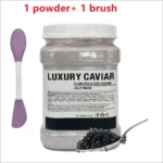 650g Chamomile Hyaluronic Acid Facial Moisturizing Mask Powder with Silicone Brush Increasing Skin Elasticity Rose Jelly Mask - Image 6