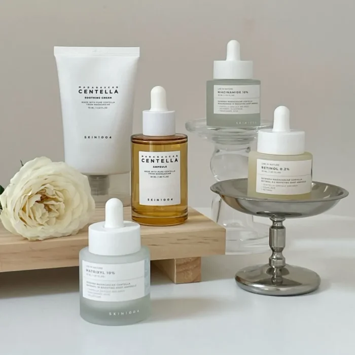 Centella Asiatica Skin Care Set Essence Moisturizing Brightening Capsule Ampoule Face Serum Nourishing Korean Cometics Skincare - Image 1