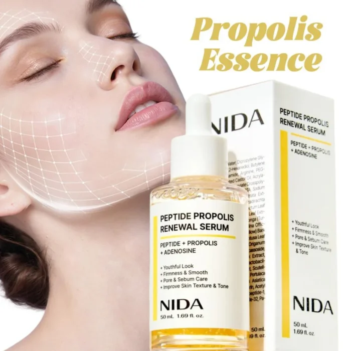 NIDA Propolis Essence Bee Gum Skin Rejuvenation Essence Serum Deeply moisturizing Repairs Skin Barrier Facial Essence Liquid - Image 1