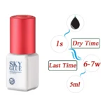 Korea 5g Sky S+ Glue 1s Fast Dry Strong Eyelash Extension Glue Retention 6-7 Weeks No Irritation False Lash Adhesive - Image 3