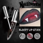 Lip Stain Kiss of Death Bloody Gothic Matte Long Lasting Waterproof Non Stick Color Darkens Over Time Vampire Makeup - Image 5