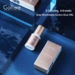 Gollee New Gray Traceless 0.5-1s Eyelash Extension Glue Hypoallergenic Eyelash adhesive Glue Professional Eyelash Glue