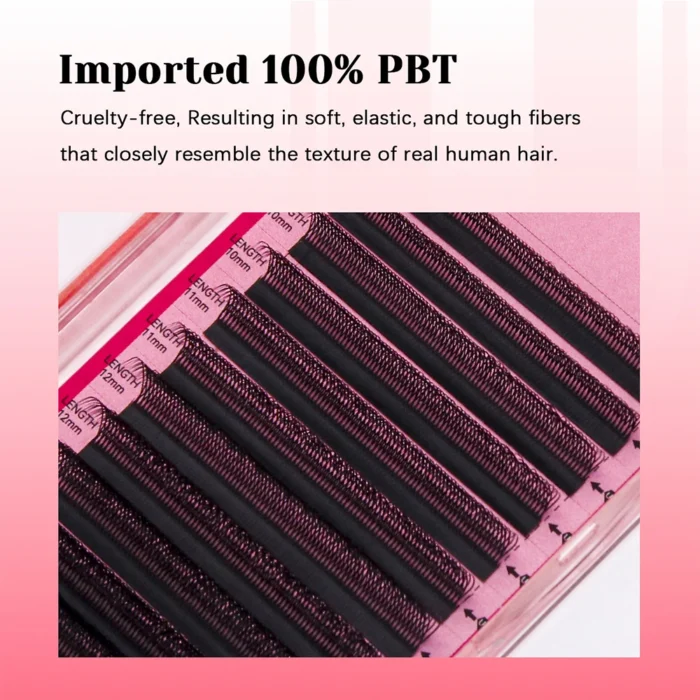 MASSCAKU U-Shaped 3D/4D/5D/6D W Eyelash Extensions 8-15mm Mixed Length Soft Matte Black Full Dense Lash Clusters Makeup Products - Image 4