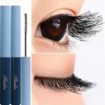 Silk Fiber Matte Mascara Makeup Ultra-Fine Brush Lengthening Eyelashes Extension Fast Dry Brown Black Curling Mascara Comestics