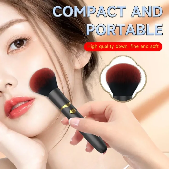 Electric Makeup Brush Foundation Make-up Mixing Brush Massage Vibrating Powder Powder Blusher Facial Makeup Brush Beauty Tools - Image 1