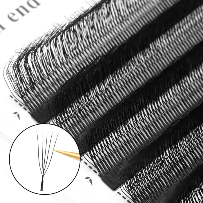 XIUSUZAKI U-Shaped YY 3D 4D 5D W Eyelash Extensions New Style U/W Lashes Extension Mink Premade Volume Fans False Eyelashes - Image 1